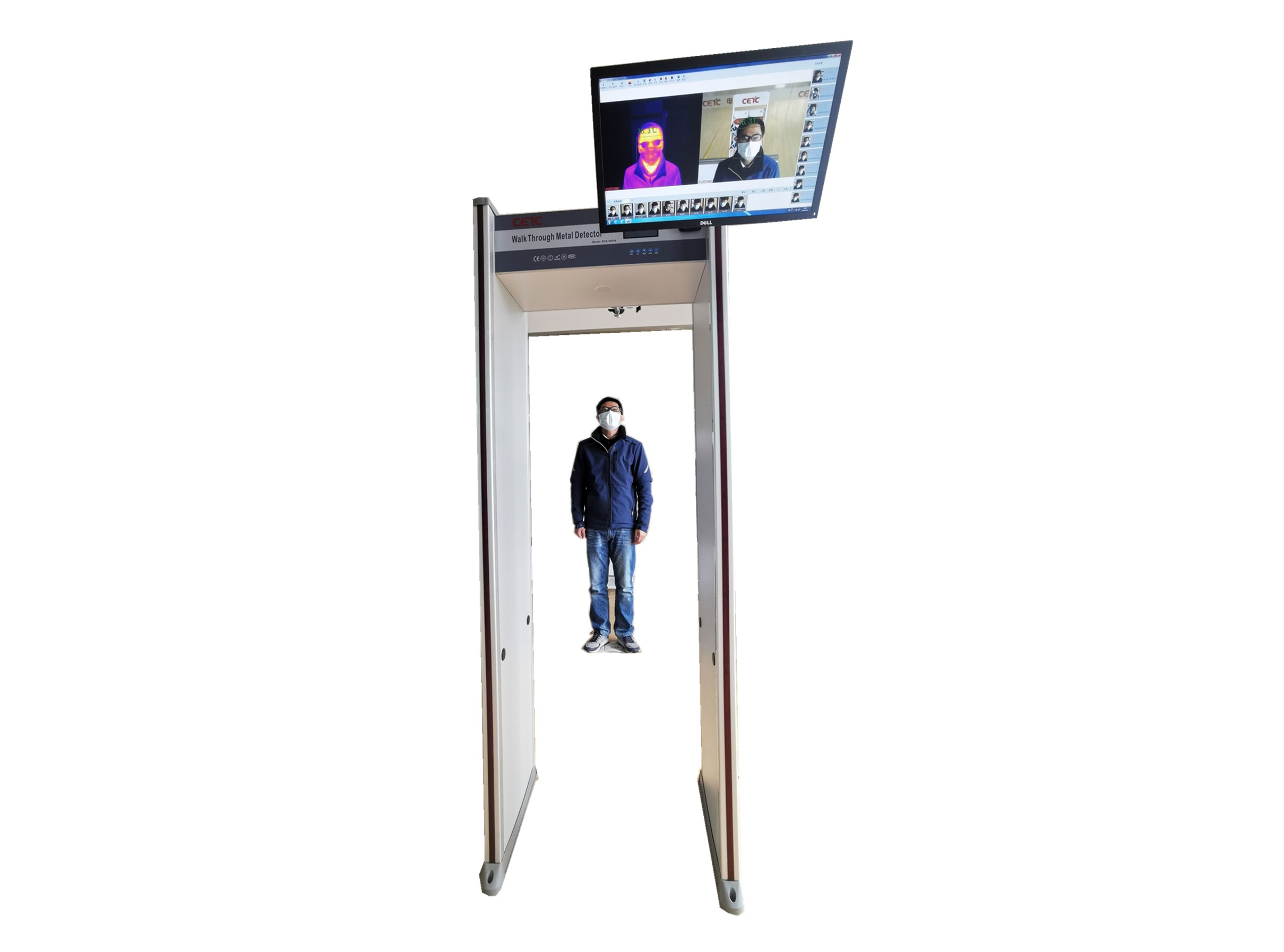 BVE-3000RCX Temperature measuring, Walkthrough Detector